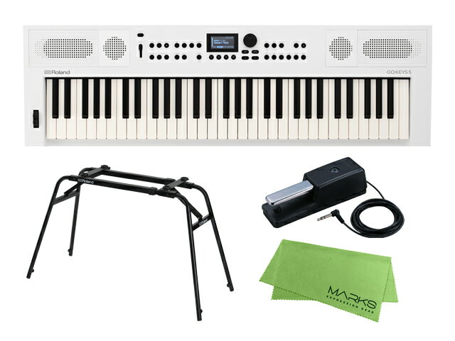 Roland GOKEYS5-WH + KS-13 + DP-10セット ホワイト シンセサイザー