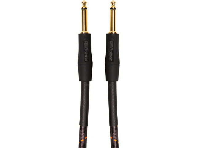 RIC-G3 Gold Series Instrument Cable TSフォン−TSフォン 1m（RIC-G3）、1.5m (RIC-G5)、 3m (RIC-G10)、 4.5m (RIC-G15)、6m (RIC-G20)、7.5m (RIC-G25)をラインアップ。 ローランド・ゴールド・シリーズ ケーブルは、オーディオ信号の正確な伝送を可能にするカスタム24K金メッキ・コネクターとレコーディングスタジオ・クオリティの高純度無酸素銅線、低静電容量設計によりローノイズのピュアで高精細なサウンドを実現しています。 また、低い静電容量によってクリアーで且つ原音に忠実なサウンドが得られます。 ・24K金メッキ・コネクター。 ・レコーディングスタジオ・クオリティの高純度無酸素銅線。 ・低静電容量設計によるローノイズのピュアで高精細なサウンド。 ・高耐久性と柔軟性を兼ね備えた不織布シース。 【Keywords】Roland ローランド ケーブル cable RIC-G3 RICG3 ゴールドシリーズ カスタム24K金メッキ 高純度無酸素銅線 低静電容量設計 不織布 高耐久性 柔軟性