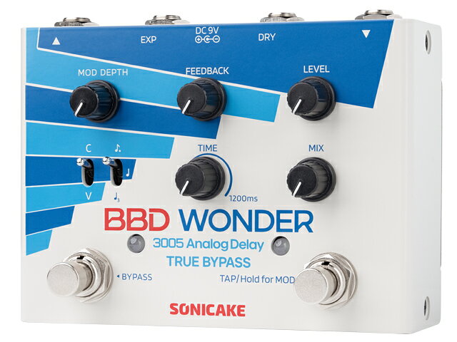 【国内正規品】SONICAKE ソニケーキ BBD Wonder ［QDS-10］ アナログディレイ エフェクター｜マークスミュージック楽天市場店