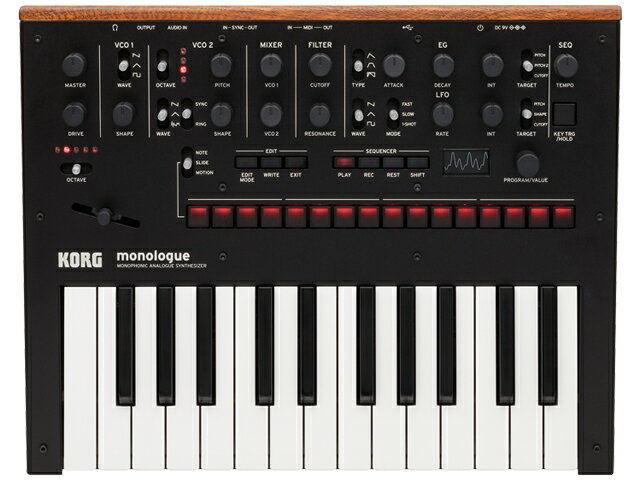 KORG monologue Black （新品）