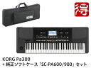 KORG Pa300 + 純正ソフトケース「SC-PA600/900」セット シンセサイザー【配送区分I】【梱P-2】