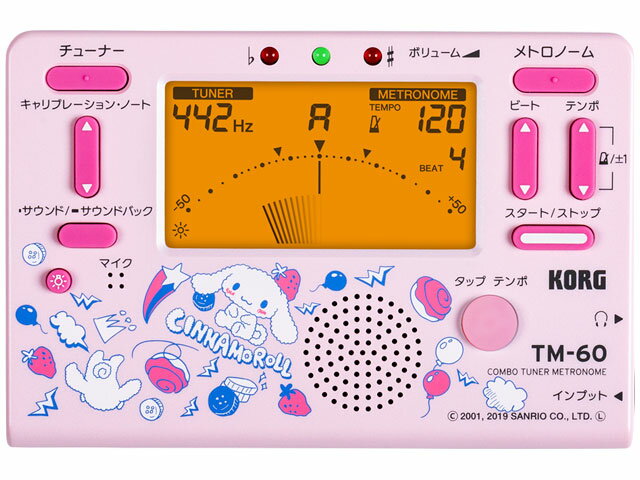 KORG TM-60 シナモロール2 TM-60-SCN2（新品）【送料無料】【ゆうパケット利用】