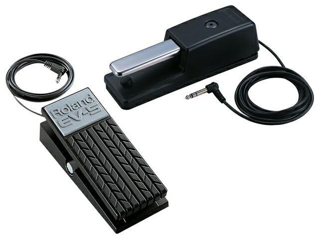 ■店舗在庫あります！即納可能!!■ DP-10 Damper Pedal DP-10は、ラバー・プレートの装備によって安定性を高めたダンパー・ペダル。ステージなどでも安心して演奏に専念することができます。 また、2段重ねにした上部のキーボードや、スタンドに設置したキーボードにも余裕で接続使用できるよう、長めの2.2mケーブルを採用しています。 もちろん、ハーフ・ダンパーにも対応。ハーフ・ダンパーとオン／オフ・タイプのペダル・スイッチのどちらでも使用できる切り換えスイッチを装備しています。 EV-5 Expression Pedal 優れた操作性の小型ペダル 【Keywords】 Roland Damper Pedal Expression Pedal DP-10 EV-5 DP10 EV5 ローランド ダンパーペダル エクスプレッションペダル