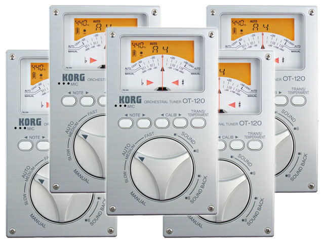 【まとめ買い】KORG OT-120 5個セット チューナー【OTGR01】