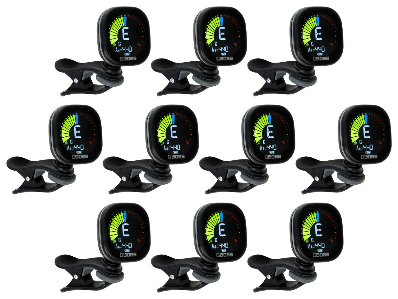 大型カラー・ディスプレイを搭載した充電式クリップ・チューナー TU-05は視認性に優れたカラー・ディスプレイと、4つのチューニング・モードを搭載。弦楽器のヘッドに取り付けて正確なチューニングを行えます。また、内蔵の充電式バッテリーで駆動するため、電池交換における手間や費用が掛かることはありません。 &bull;&nbsp;小型かつ正確なクリップ・チューナー &bull;&nbsp;視認性に優れた大型カラー・ディスプレイ &bull;&nbsp;基準ピッチを431〜449Hzの範囲で変更可能 &bull;&nbsp;内蔵の充電式バッテリーで最大10時間連続使用可能 &bull;&nbsp;オート・パワー・オフ機能により未使用時のバッテリーを節約 &bull;&nbsp;付属のUSBケーブルをUSB電源アダプターに接続することで本体の充電が可能 あらゆる環境で高い視認性を TU-05は視認性に優れたカラー・ディスプレイを搭載、暗いステージから明るい屋外に至るまで、あらゆる環境で正確なチューニングを可能にします。パッドを備えたクリップにより、楽器のヘッド部分にしっかりとグリップ。ディスプレイは見やすい角度に調節できます。 充電式バッテリー内蔵 内蔵バッテリーは、最大で10時間の連続使用が可能。オート・パワー・オフ機能により未使用時のバッテリーを節約します。携帯電話やタブレットの充電に使用するUSBアダプターと付属のケーブルを使用し、本体の充電が可能です。 ギター、ベース、ウクレレ、その他弦楽器にも対応 TU-05は多彩なチューニング・モードを備えており、簡単に切り替えが可能。ギター、ベース、ウクレレそれぞれに最適なチューニングができ、クロマチック・モードを使用すれば、他の弦楽器のチューニングも行えます。半音／全音下げチューニングや、5弦ベースにも対応しているため、重低音を好むプレイヤーにも最適です。基準ピッチは440Hzだけでなく、必要に応じて431 〜 449 Hz の中で変更できます。 Specs ■測定範囲：A0（27.5Hz）〜C8（4,186.0Hz） ■基準ピッチ：A4（431〜449Hz） ■測定精度：±1セント ■チューニング・モード： CHROMATIC／GUITAR／BASS／UKULELE フラット・チューニング：レギュラー〜3半音下 ■コントロール： POWER/SELボタン MODE/VALUEボタン ■ディスプレイ：バックライト付きカラーLCD ■電源：リチウム・ポリマー電池 ■消費電流：10mA ■連続使用時の電池の寿命：約10時間（使用状態によって異なります） ■オートオフ機能：約5分 ■外形寸法：幅 42 mm × 奥行 48 mm × 高さ 58 mm ■質量：35 g（電池を含む） ■付属品：取扱説明書、充電用USBケーブル 【Keywords】 BOSS Roland Clip-On Tuner TU-05 TU05 CHROMATIC GUITAR BASS UKULELE チューナー クリップオンチューナー クリップチューナー クロマチックチューナー ギター ベース ウクレレ 充電式.SET br{ display: block; content: ""; margin-bottom: 15px; }