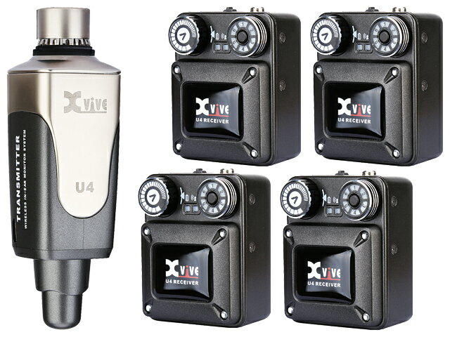 Xvive XV-U4R4　インイヤーモニターワイヤレスシステム 【配送区分A】