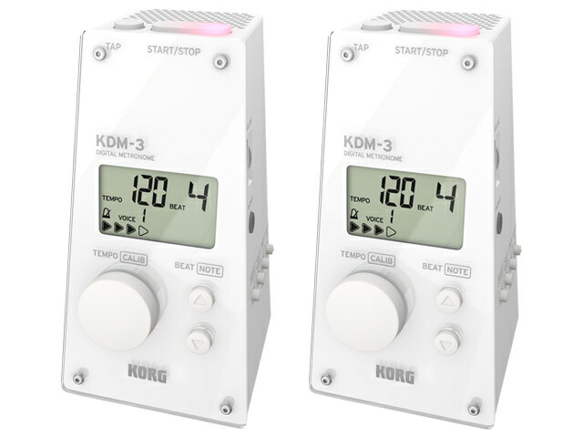 【まとめ買い】KORG KDM-3 WH ホワイト 2個セット（新品）【送料無料】【区分A】