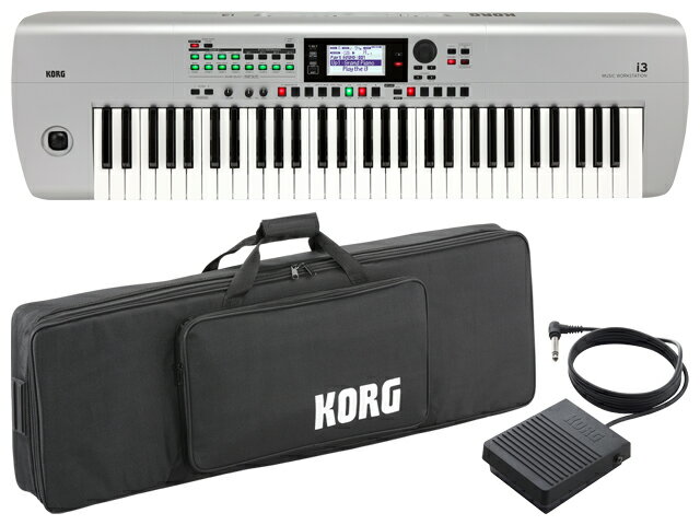 ピアノ・キーボード, キーボード・シンセサイザー KORG i3 MS Super Matte Silver SC-KINGKORGKROME PS-3 