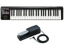 【即納可能】Roland A-49 ブラック A-49-BK ダンパーペダル DP-10 セット（新品）【送料無料】【区分E】