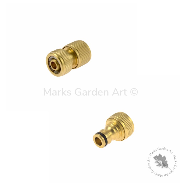 【英国メーカーDarlac/真鍮製ホース接手（継手）ジョイント コネクター】