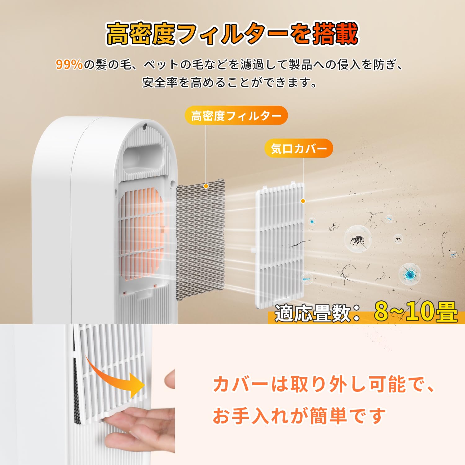 【2025最新】セラミックヒーター 小型【2秒で速暖!】電気ストーブ ヒーター 小型 暖房器具 省エネ 電気ファンヒーター 2段階温風切替 650W/800W ファンヒーター タイマー機能 高性能集塵フィルター付き 過熱保護 転倒安全装置 即暖 大風量 速暖