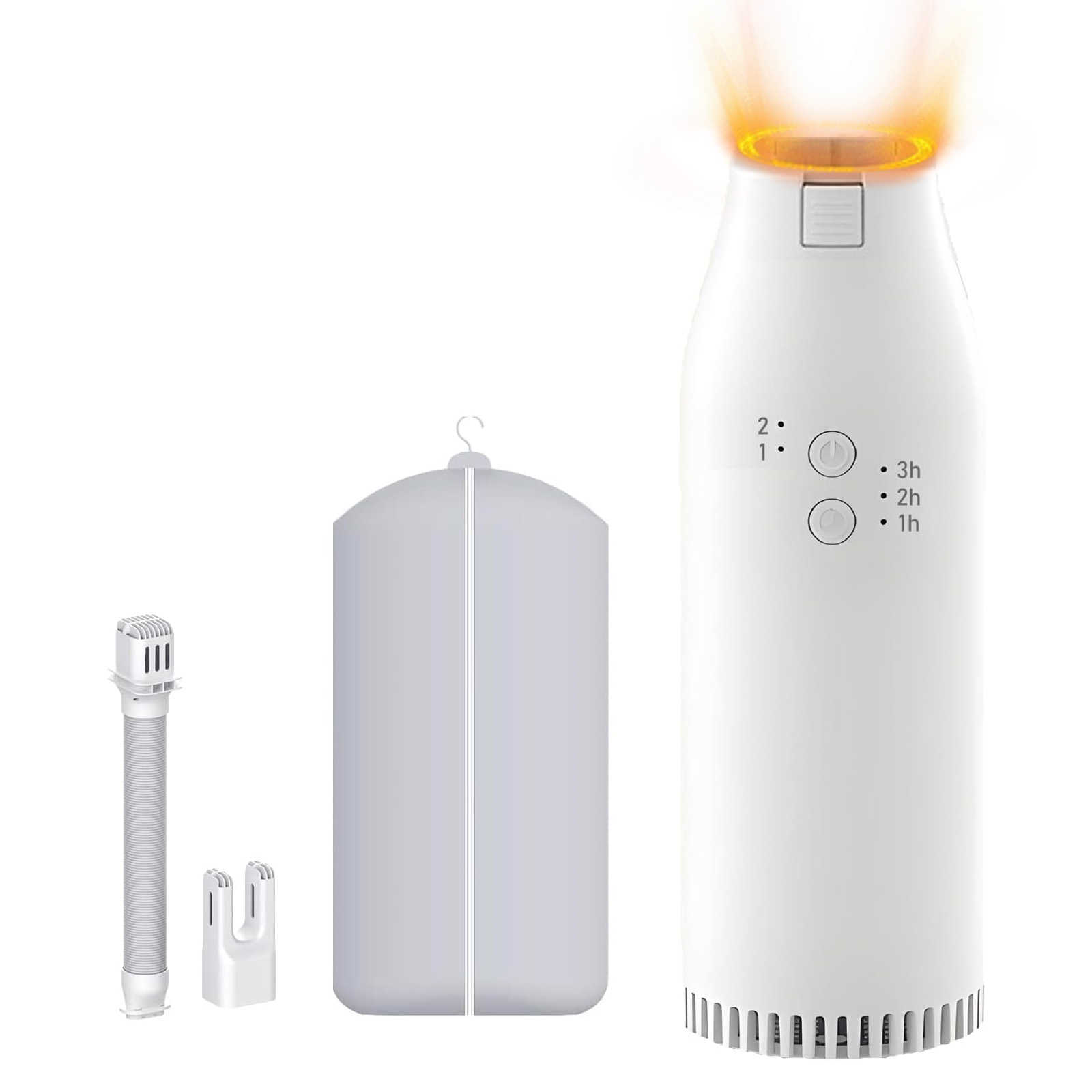 布団乾燥機 小型 ふとん乾燥機 衣類乾燥機 靴乾燥機 布団乾燥 くつ乾燥 部屋干し ダニ対策 湿気対策 花粉対策 カビ ダニ くつ乾燥 靴乾燥 即暖 速乾 ホワイト 超軽量 コンパクト 1年保証