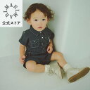 【マールマール公式】プレイウエア safari jumpsuits(全3カラー)ベビー ジャンプスーツ 半袖 綿素材 ユニセックス 70 80 90 ギフト