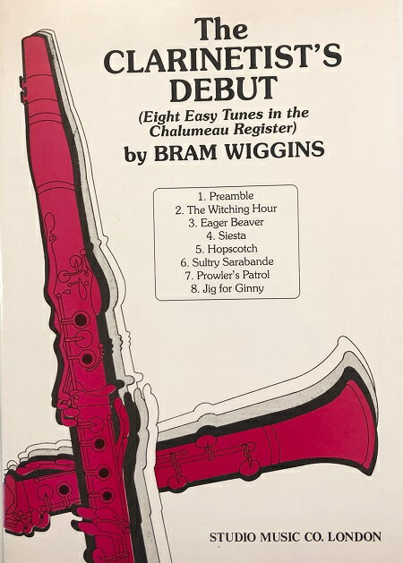 ガレージセール 楽譜　ピアノ／B♭クラリネット ウィギンス クラリネット奏者のデビュー Wiggins/The Clarinet'sDebut