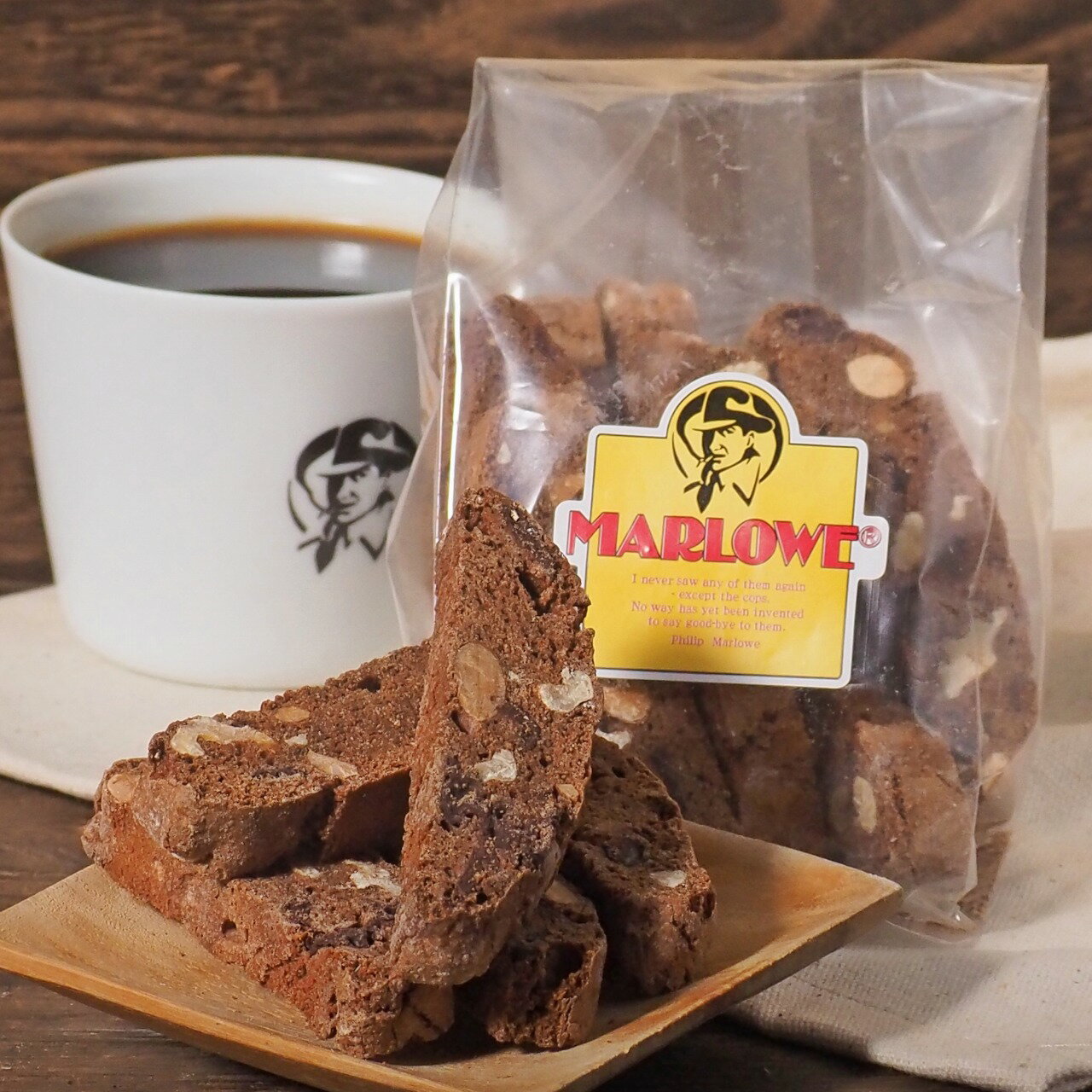 袋入りチョコレートビスコッティ...