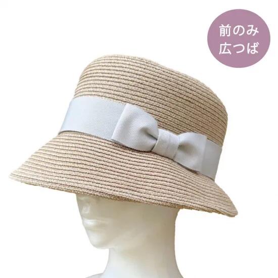絹糸屋さんの『本日快晴、おでかけ日和。』シルクブレード帽子|クロッシェ(前のみ広つば型|つば幅約7cm)