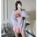 タンキニ ビキニ ラッシュガード 3点セット ねこ ネコ ピンク 可愛い 体型カバー 水着 スカート キャミソール ビキニ ペプラム 韓国風 レトロ ガーリー ...