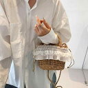 かごバッグ ショルダーバッグ レース 可愛い レトロ 小さい ミニバッグ ハンドバッグ レディース 韓国系 個性的 ガーリー 四角 スクエア型 手提げ 斜め掛け...