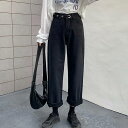 デニム パンツ レディース ジーパン 黒 ストレート ワイド 大きいサイズ xl 2xl 3xl 4xl 5xl ブラックデニム ボトムス ズボン カジュア ハ...