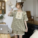 2色 ルームウェア レディース 可愛い 上下セット ショートパンツ パジャマ レディース 女の子 かわいい 半袖 春 夏 部屋着 寝巻き 上下セット セットアッ...