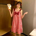 2色 ルームウェア レディース 可愛い ワンピース パジャマ レディース 女の子 かわいい 春 夏 部屋着 寝巻き ネグリジェ ワンピース ナイトドレス キャミ...