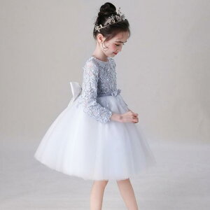【5歳女の子】結婚式のリングガールに！華やかな雰囲気になる長袖ドレス（110）のおすすめをおしえて！