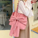 8色 バッグ レディース トートバッグ ハンドバッグ 大容量 リボン 布 A4 手持ち 肩掛け 通勤 通学 バッグ 無地 カジュアル かわいい 内ポケット ガーリー 大人 ルーズ くすみカラー カラバリ 白 ホワイト アイボリー クリーム色 オフホワイト ピンク 水色 ライトブルー グレ