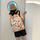 4色 バッグ リュック バッグパック 鞄 bag ジッパー ポケット 大容量 総柄 派手 ペイント マルチカラー ペンキ 落書き トロピカル パイナップル ハート お花 フラワー カジュアル リュックサック かばん バック カラバリ かわいい おしゃれ 可愛い かっこいい お洒落 便利 ス