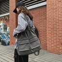 4色 バッグ リュック バッグパック トートバッグ 2WAY かばん 鞄 bag 巾着 巾着型 きんちゃく ポケット 大きめ 大容量 入れやすい A4 iPad...