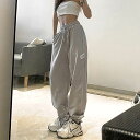 3色 スウェット パンツ レディース ストリート ダンス 黒 グレー 無地 カジュアル ボトムス ズボン シンプル おしゃれ お洒落 かっこいい レトロ こなれ...