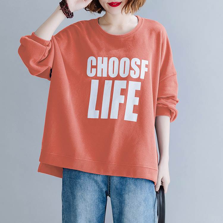 2色 トレーナー スウェット ロゴ ゆったり 楽ちん 着回し レトロ カッコイイ カジュアル 長袖 