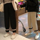 2色 ロング丈ニットパンツ ボトム ライン ワイドパンツ カジュアル ゆったりめ ハイウエスト クール カッコイイ レトロ スタイリッシュ スタイルアップ いい...
