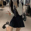 セットアップ 制服風 ツーピース ジャケット ミニワンピース プリーツ ハイウエスト スーツ ノースリーブ ワンピース 上下セット セクシー カッコイイ 長袖 上着 アウター キャミワンピ ショート丈 大人可愛い おしゃれ こなれ感 きれいめ S M L XL 大きいサイズ 春 夏 秋 冬