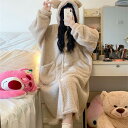 着る毛布 もこもこ ルームウェア ボア 長袖 パジャマ 着ぐるみ風 フード付き オールインワン アニマル 動物 無地 面白い 個性的 かわいい ふわふわ やわら...