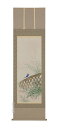 掛け軸/掛軸 萩に小鳥(鈴木 秀湖)【送料無料】【代引手数料無料】