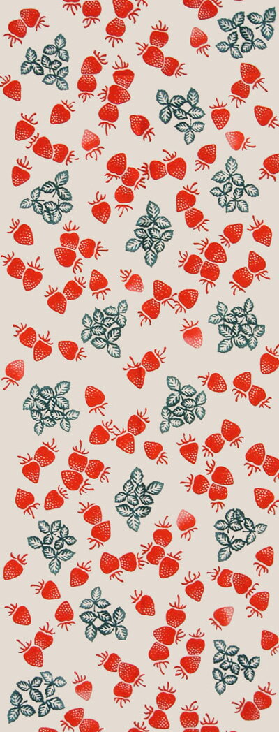 [戸田屋商店]手ぬぐい 苺-いちご- （ピンク） 果物 ピンク イチゴ 手ぬぐい(手拭い)・風呂敷(ふろしき)・扇子専門店