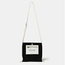  beautiful people lining logo pocket mini shoulder bag（black） ビューティフルピープル ミニショルダーバッグ 24SSモデル