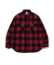 【1/29 再値下げ ウィンターセール 50 off】BEDWIN THE HEARTBREAKERS L/S BUFFLAO CHECK BIG SHIRT BILLY 23AW ベドウィンアンドザハートブレイカーズ シャツジャケット 軽アウター 初売り