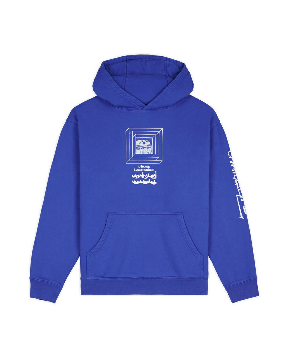  BRAIN DEAD ELECTRONIQUE HOODIE ブレインデッド 23AW パーカー ストリート グラフィック　初売り