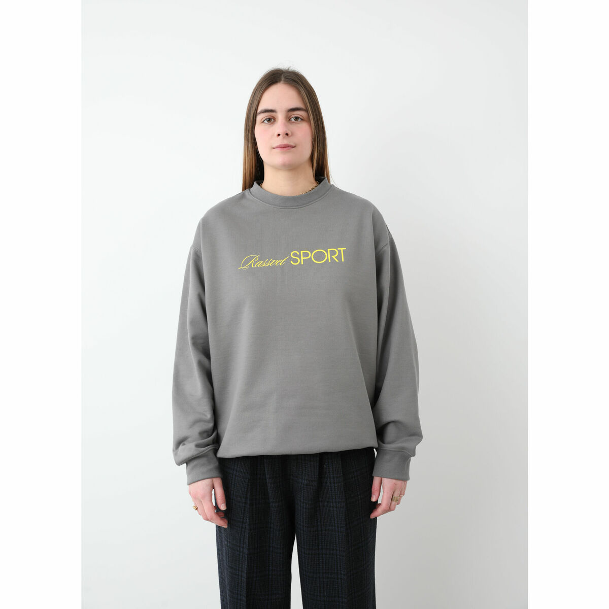 PACCBET/RASSVET MEN RASSVET SPORT SWEATSHIRT KNIT ラスベート メンズ クルーネック スウェット 22AW 22...