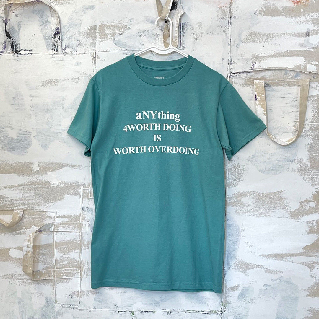 4WD（4 WORTH DOING) aNYthing 4 Worth Doing クルーネック Tシャツ ストリート エーロン ポンダロフ