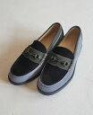 VOO CRAZY LOAFER by HARUTA BLACK COMBO ヴォー ビットローファー ハルタ 日本製 JAPAN MADE レディースサイズ