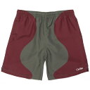 【SALE 50 OFF】Civilist Butterfly Shorts - Bordeaux/Olive Summer 23 シビリスト スケートブランド ドイツ ベルリン ショートパンツ ストリート