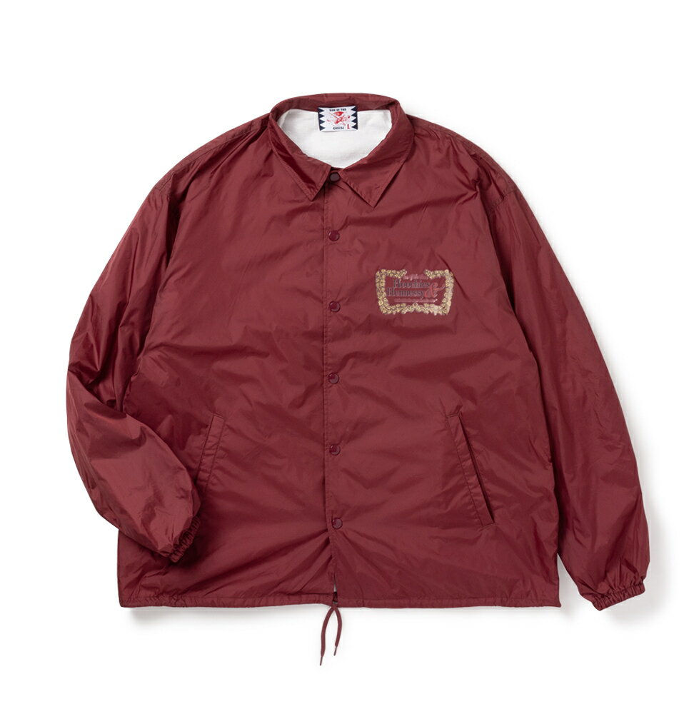 【セール 30%off】SON OF THE CHEESE Hoochies&Hennessy Coach （WINE） サノバチーズ コーチジャケット