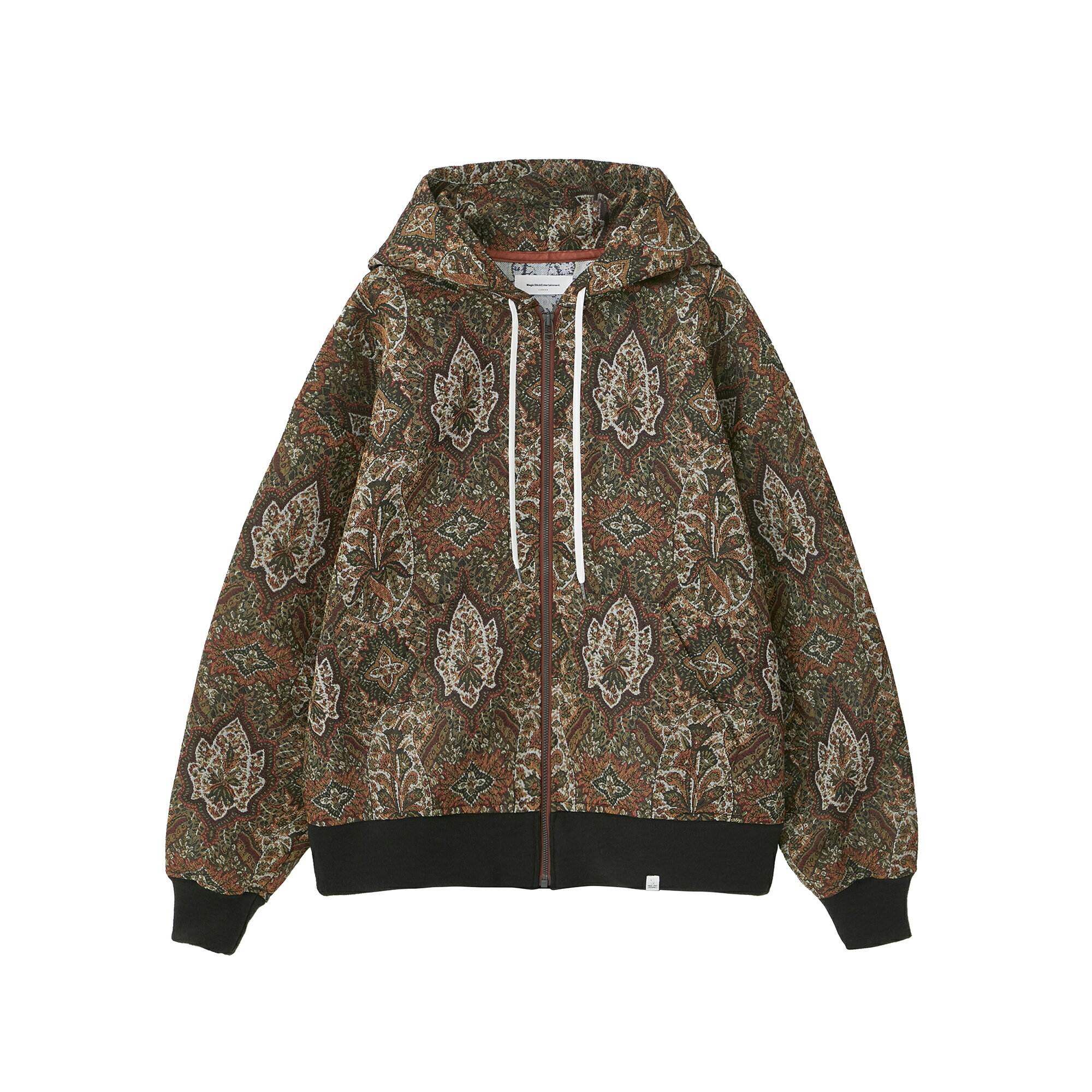 【スプリングセール 50%off】 MAGIC STICK Gobelin JQD Zip parka (WINE) マジックスティック ゴブラン ジャケット パーカー