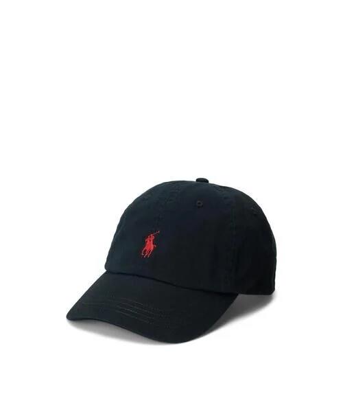 POLO RALPH LAUREN コットン チノ ベースボール キャップ（POLO BLACK）ポロ ラルフローレン CAP 定番 ユニセックス 大人気アイテム