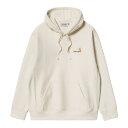 カーハートWIP Carhartt WIP I028279 フーデッド アメリカン スクリプト スウェットシャツ HOODED AMERICAN SCRIPT SWEATSHIRT プルオーバー トップス ストリート ワーク ユニセックス着用可能 裏起毛 23AW 23FW 国内正規品 初売り