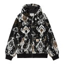 カーハート ジャケット メンズ 【1/29 再値下げ ウィンターセール 40%off】カーハートWIP Carhartt WIP OG ACTIVE LINER - Baru Jacquard ,Black ジャケット ストリート ワーク イン プログレス 23AW 23FW i032301 初売り