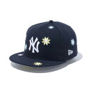 NEW ERA 59FIFTY MLB Flower Embroidery j[[NEL[X lCr[ 24SS lCf