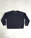 VOO VJQ KNIT（BLACK) ヴォー ニット オーバーサイズ 24SS